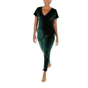 Smash+Tess SUNDAY VELVET ROMPER in ELEVATED EMERALD